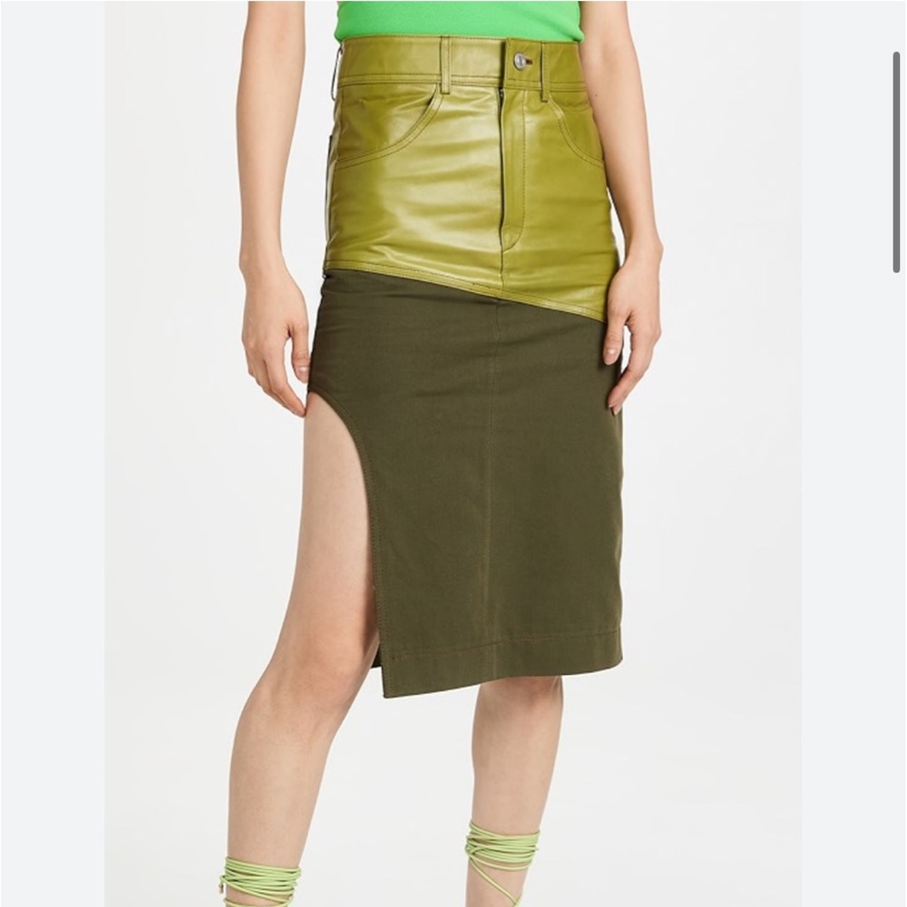 Andersson Bell Lambskin Leather Skirt